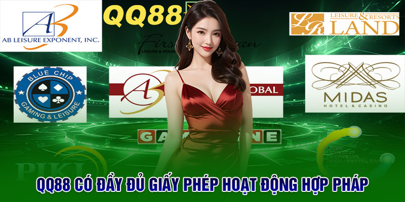 QQ88 - QQ88.COM Trang Chủ Chính Thức Năm 2026 9 QQ88 có đầy đủ giấy phép hoạt động hợp pháp